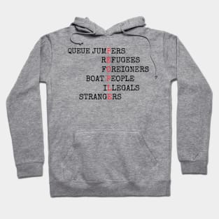 REFUGEES ARE PEOPLE Hoodie